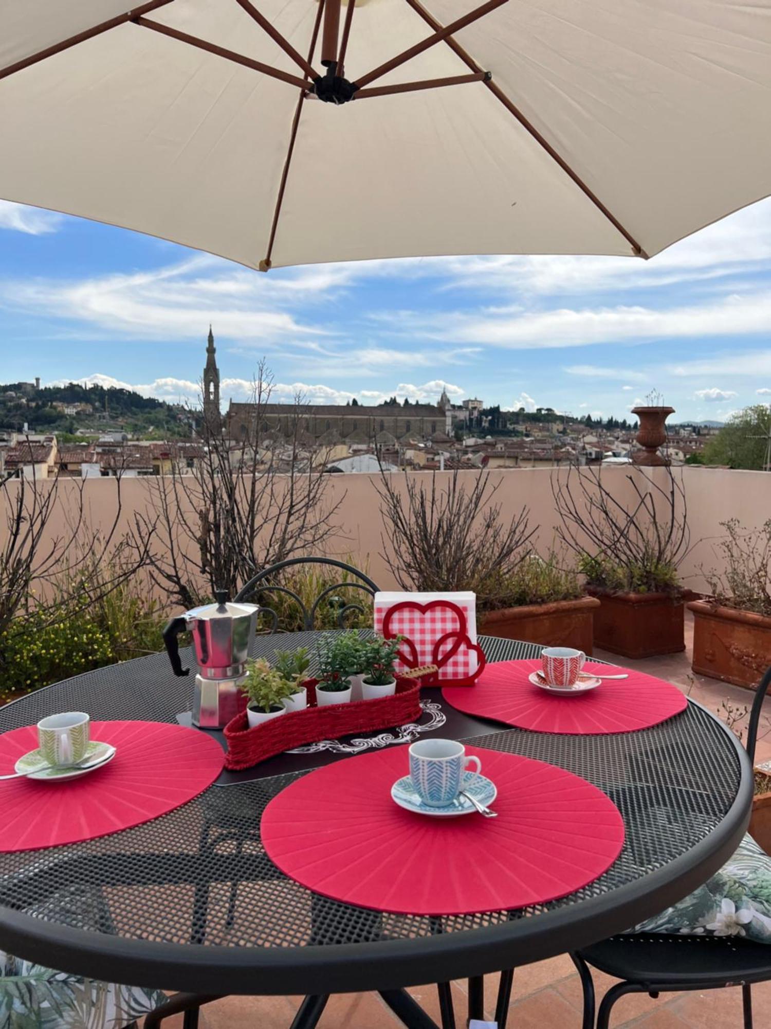 Bianca'S Home-Breathtaking Terrace 360° View Of 佛罗伦萨 外观 照片