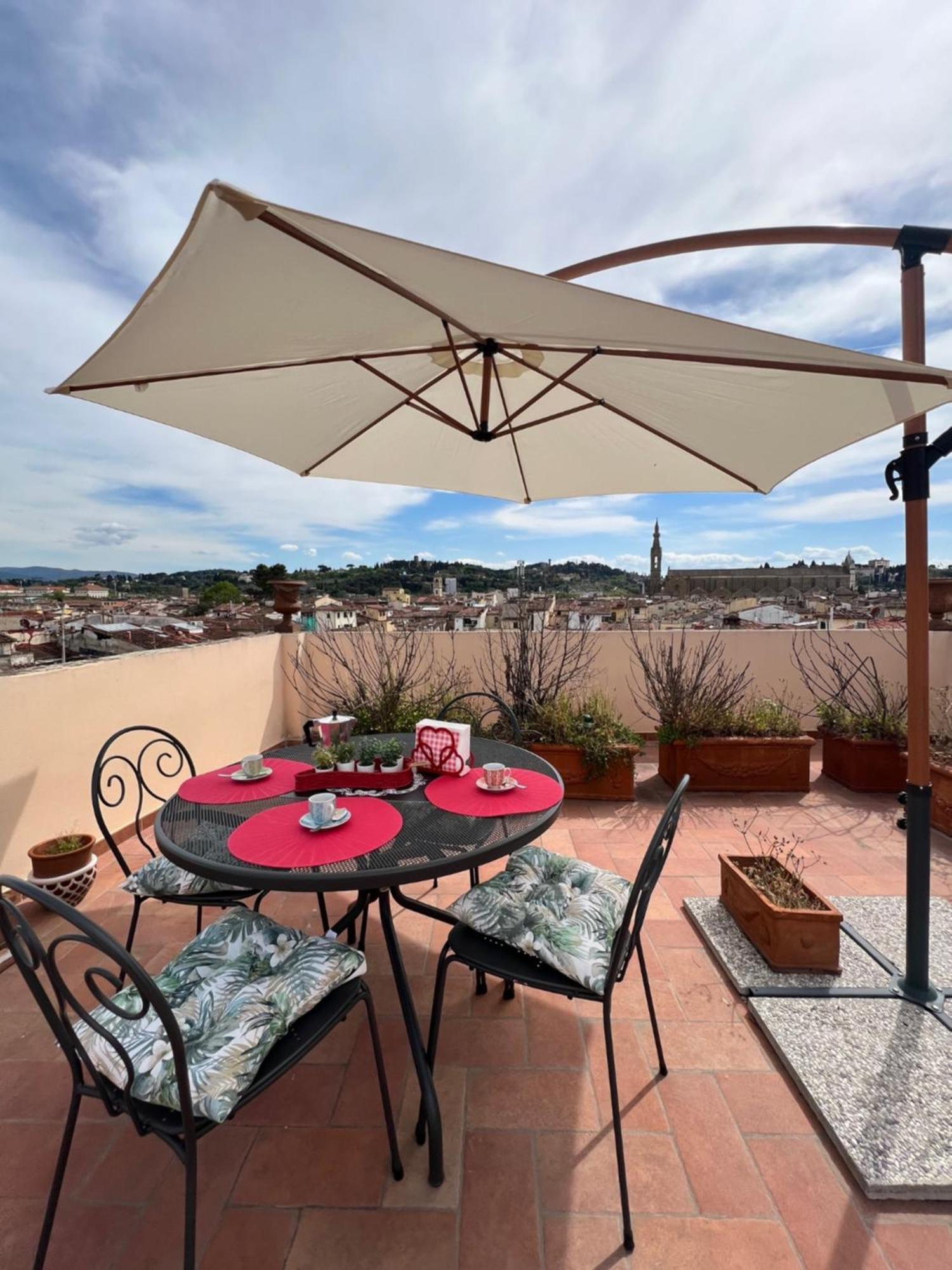 Bianca'S Home-Breathtaking Terrace 360° View Of 佛罗伦萨 外观 照片